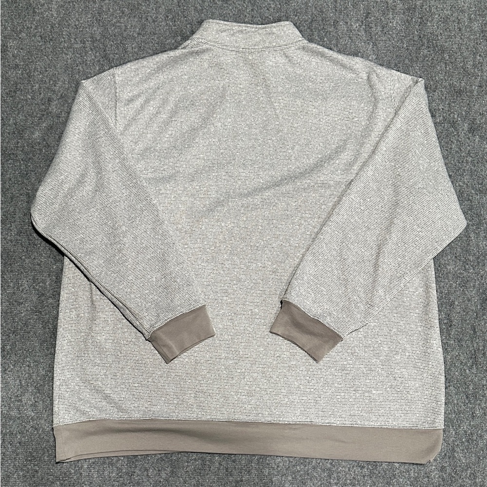 Georgia Tech Champion Sweatshirt Men Medium Gray 1/4 Zip Pullover - Size 2XL - Picture 8 of 8